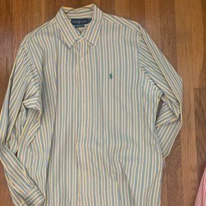 Polo Ralph Lauren Long Sleeve Dress Shirt - Yellow
